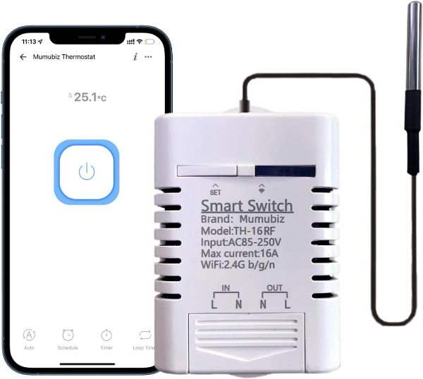 جهاز استشعار درجة الحرارة الذكي مع واي فاي - Capteur de Température Intelligent avec Wi-Fi - Image 2