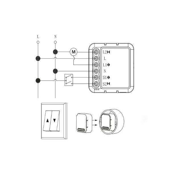 مفتاح ستارة ذكي صغير مع واي فاي - Rideau Smart Switch WiFi - Image 3