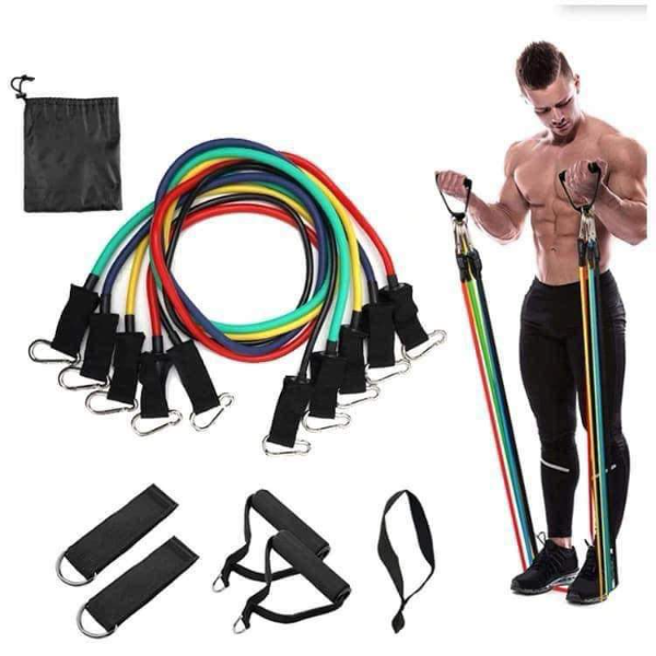 حبال المقاومة المطاطية الأصلية100% لعشاق Fitness,Sports - Image 1