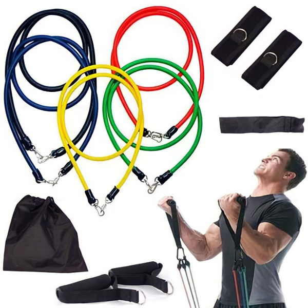 حبال المقاومة المطاطية الأصلية100% لعشاق Fitness,Sports - Image 3