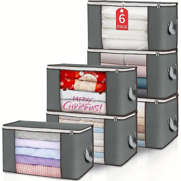 6pièce Sac De Rangement Pour Vêtements Repliable