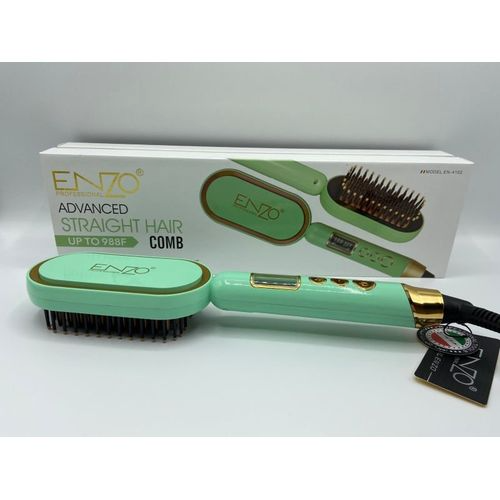 المشط الحراري الجديد  | Brosse Lissante ENZO Electrique Professional En Céramique - Image 4
