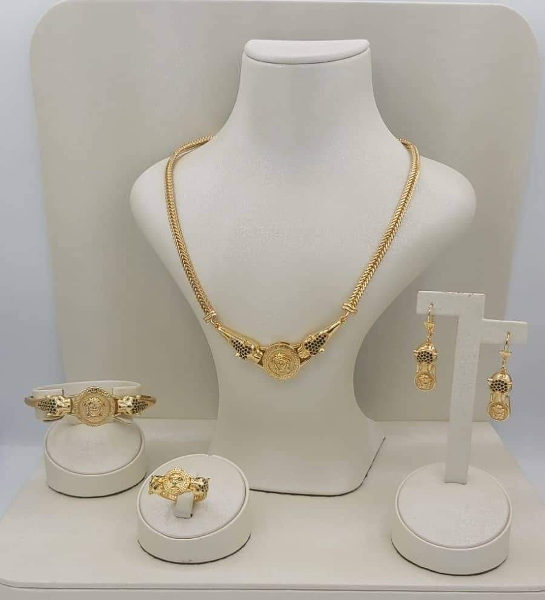 Parure vj pierre noir - Image 1