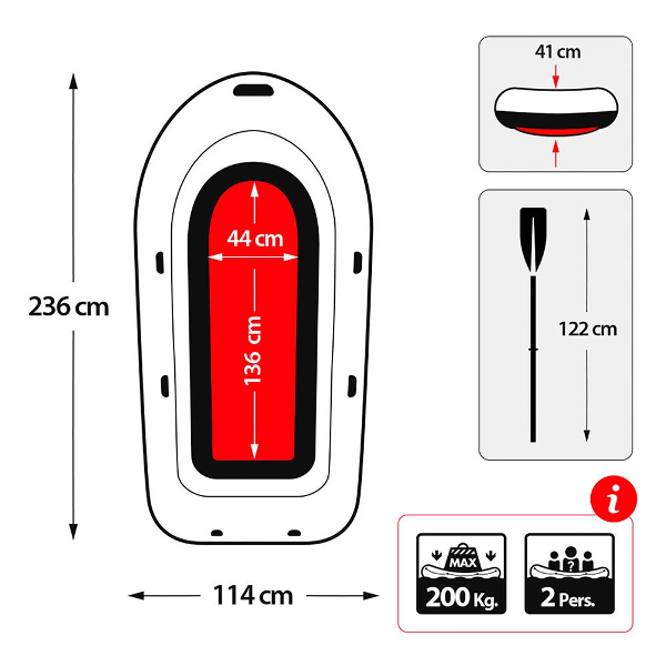 Intex Bateau Gonflable Challenger 2 - Image 3