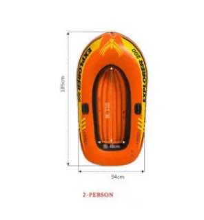 قارب متين قابل للنفخ لشخصين مع مجادف طويلة INTEX EXPLORER 200 Barque Gonflable avec Une Pompe et 2 Ramesعرض - Image 5