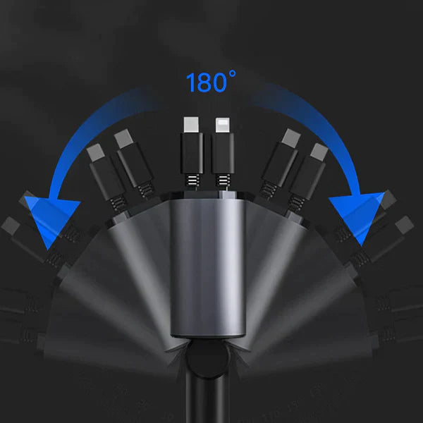 شاحن سيارة سريع قابل للسحب 120 واط - Image 3