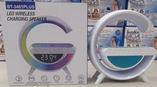 BT 3401 Plus Led Wireless Charging Speaker - Image 1