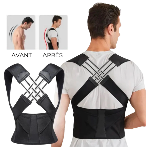 الحزام الطبي لعلاج تقوس و إنحناء الظهر | Ceinture posture et correcteur de dos - Image 1