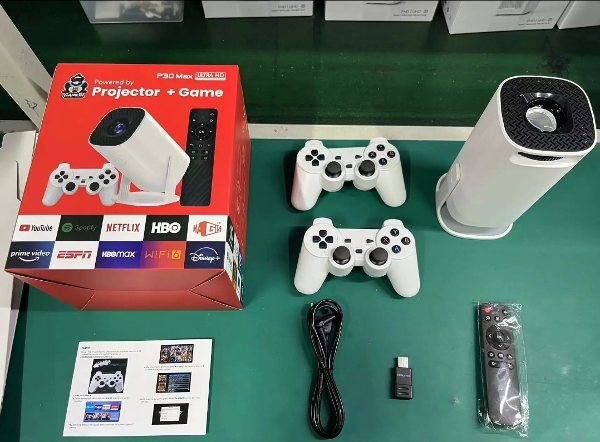 P30 MAX Retro video game consoles Android11 et Projecteur 4K  - Image 2