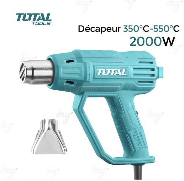 Décapeur 350°C-550°C 2000W TOTAL TB200365 - Image 1