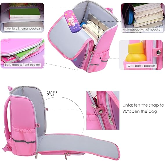  Sac D'école Primaire Ergonomique,Grande Capacité 2025
