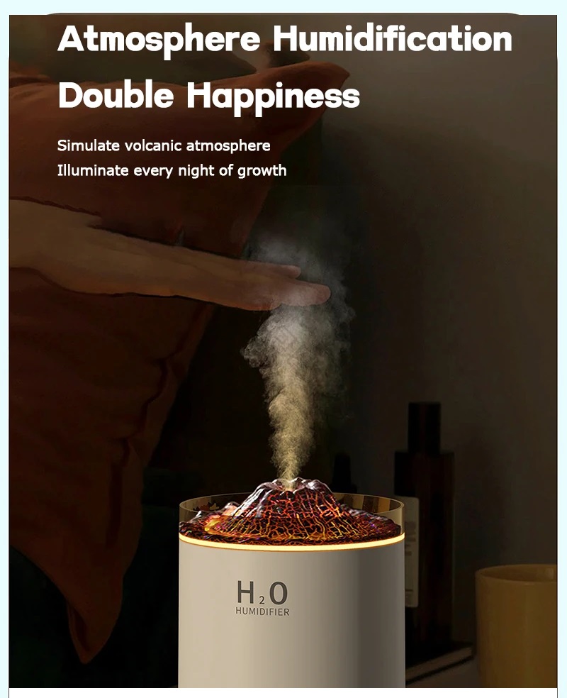VOLCANO HUMIDIFER  مرطب الجو على شكل بركان - Image 3