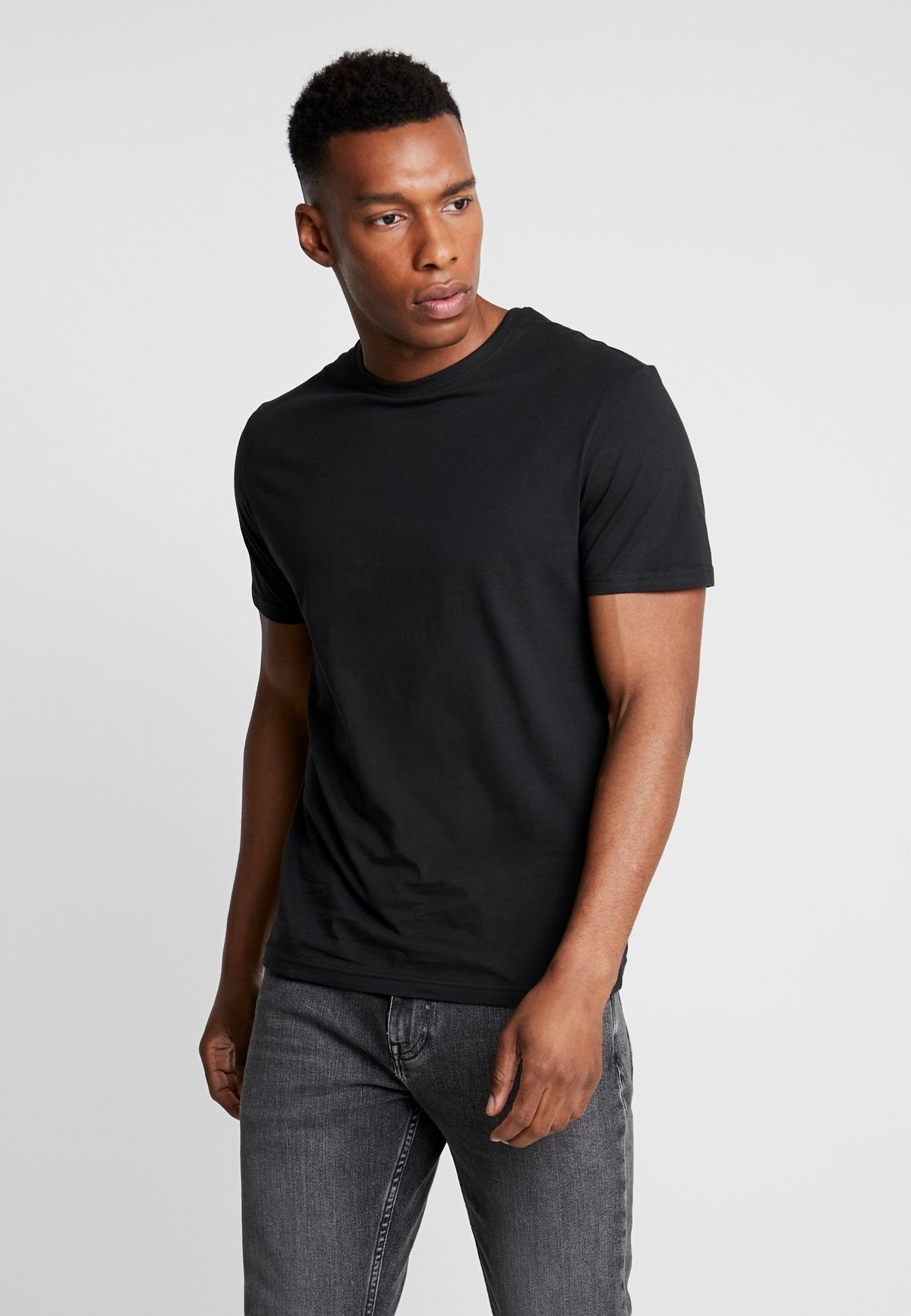 T-shirt noir sample unisexe  - Image 4