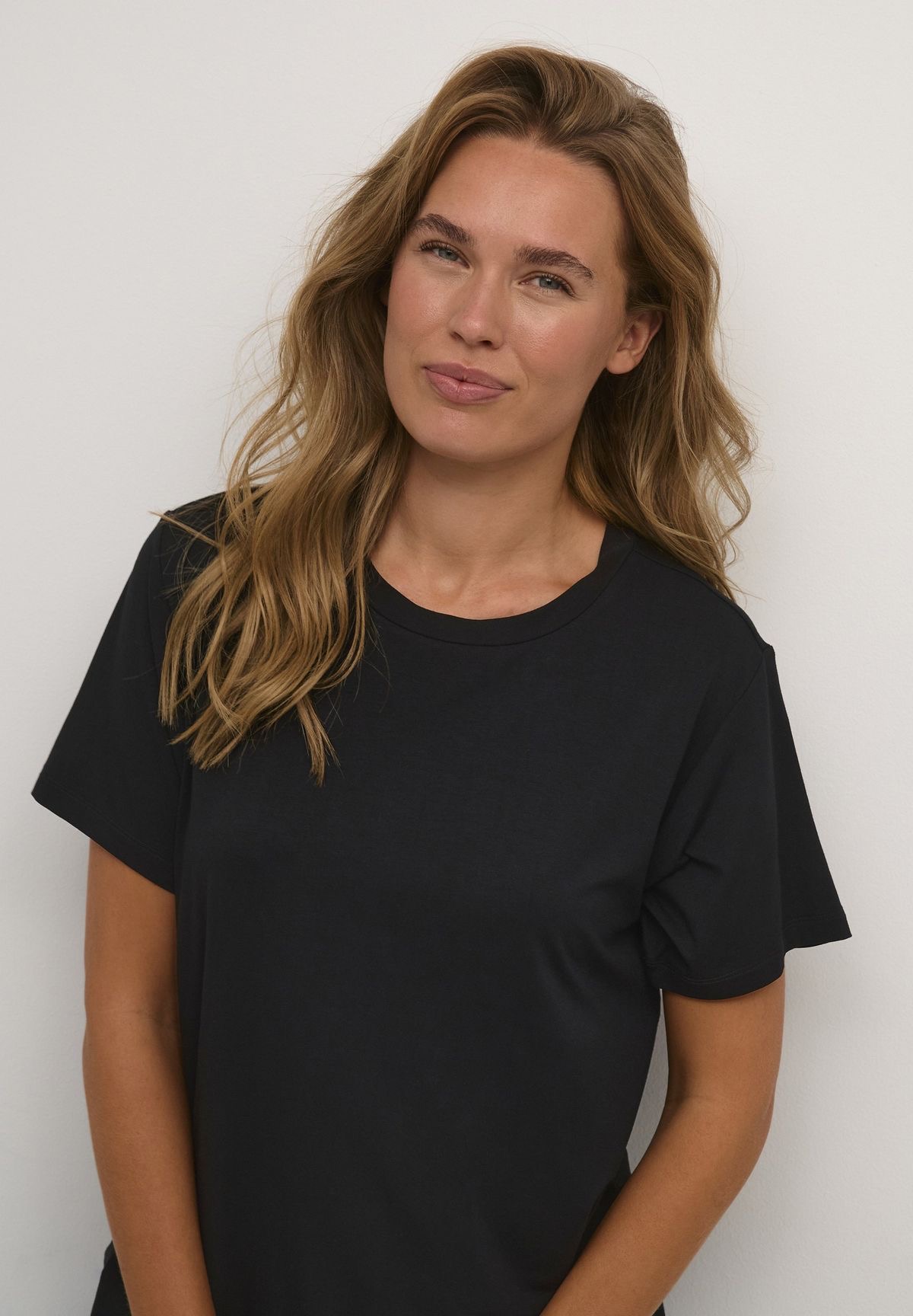 T-shirt noir sample unisexe  - Image 3