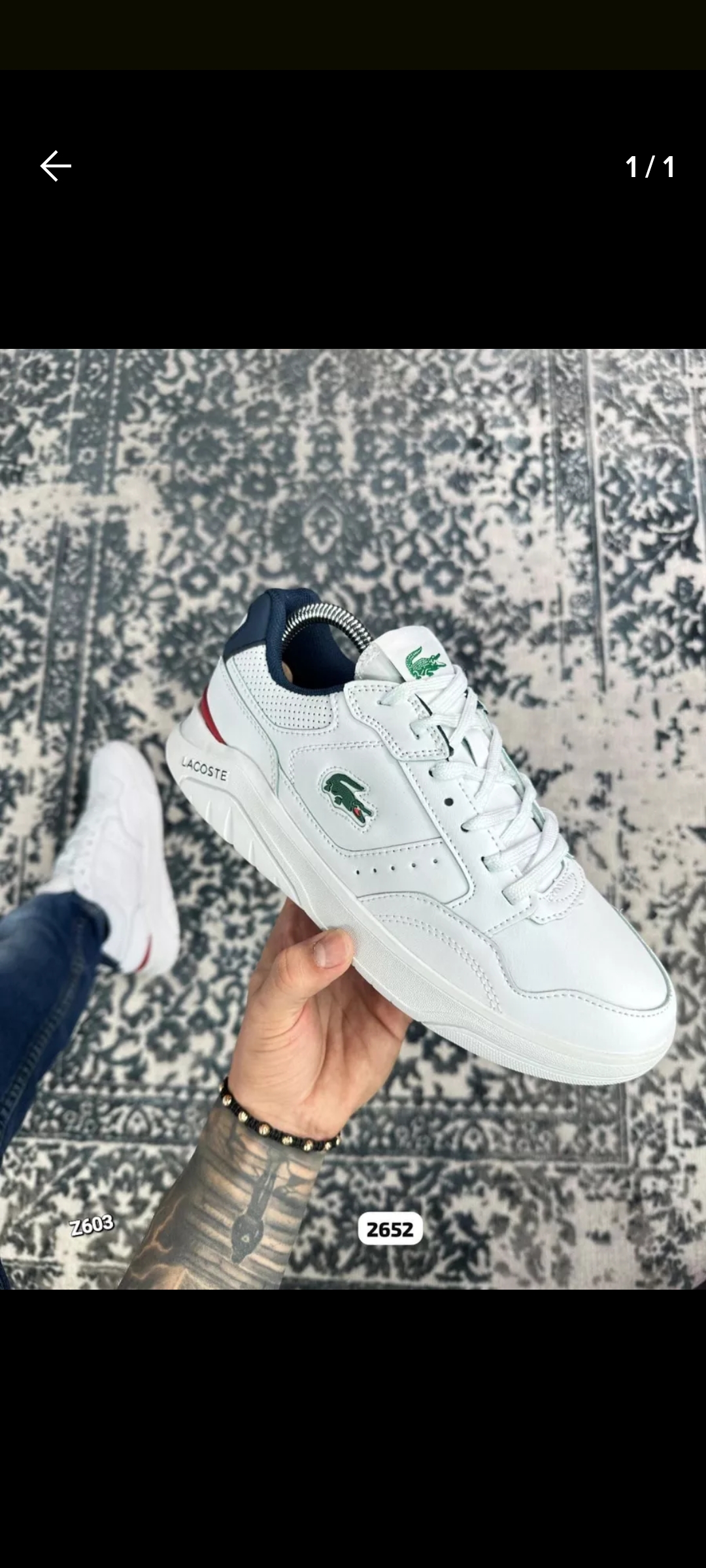 Lacoste  سبب التخفيض لايوجد كل المقاساتA 30% Lacoste Men's Game Advance - Image 2