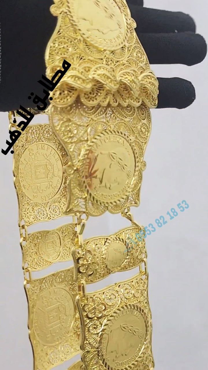 محزمة مطابقة للذهب - Image 3