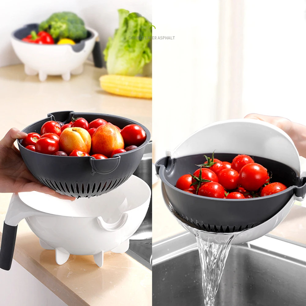 Pot Coupe-Légumes 9in1 Multifonction Avec Panier De Vidange  - Image 1