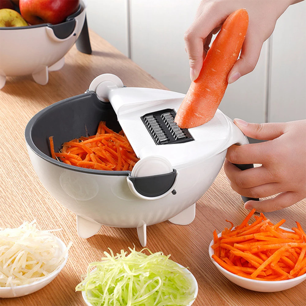 Pot Coupe-Légumes 9in1 Multifonction Avec Panier De Vidange  - Image 5