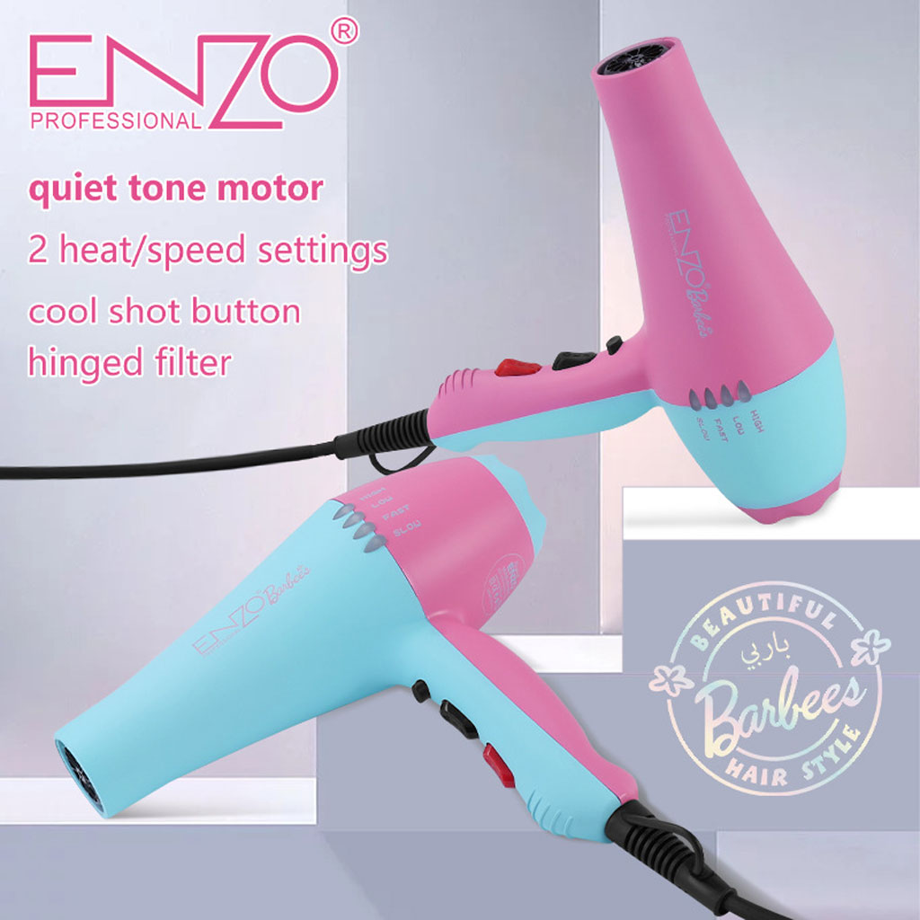 ENZO PROFESSIONAL Seche cheveux Ionic turbo 17000 RPM Edition Barbie - Image 2