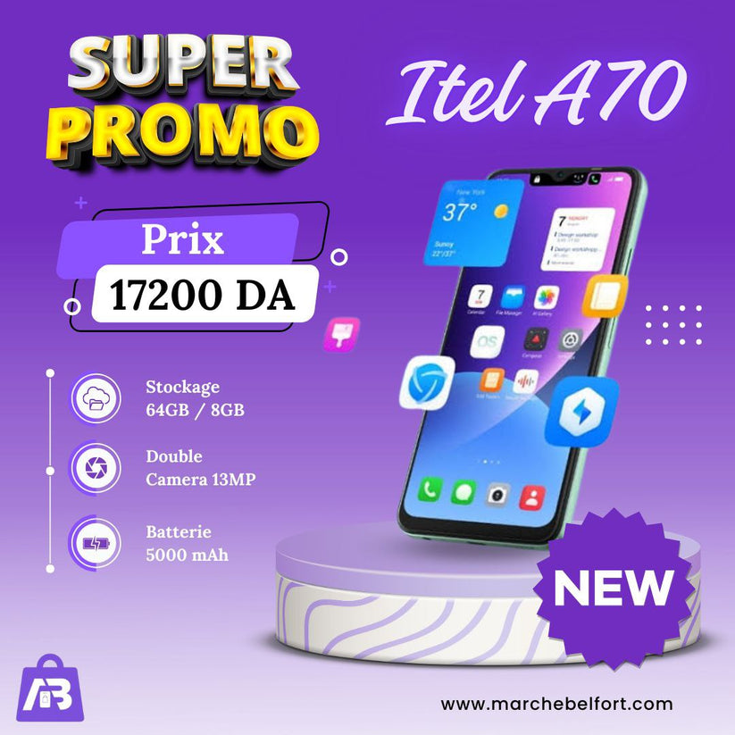 Itel A70  smartphone  - Image 1