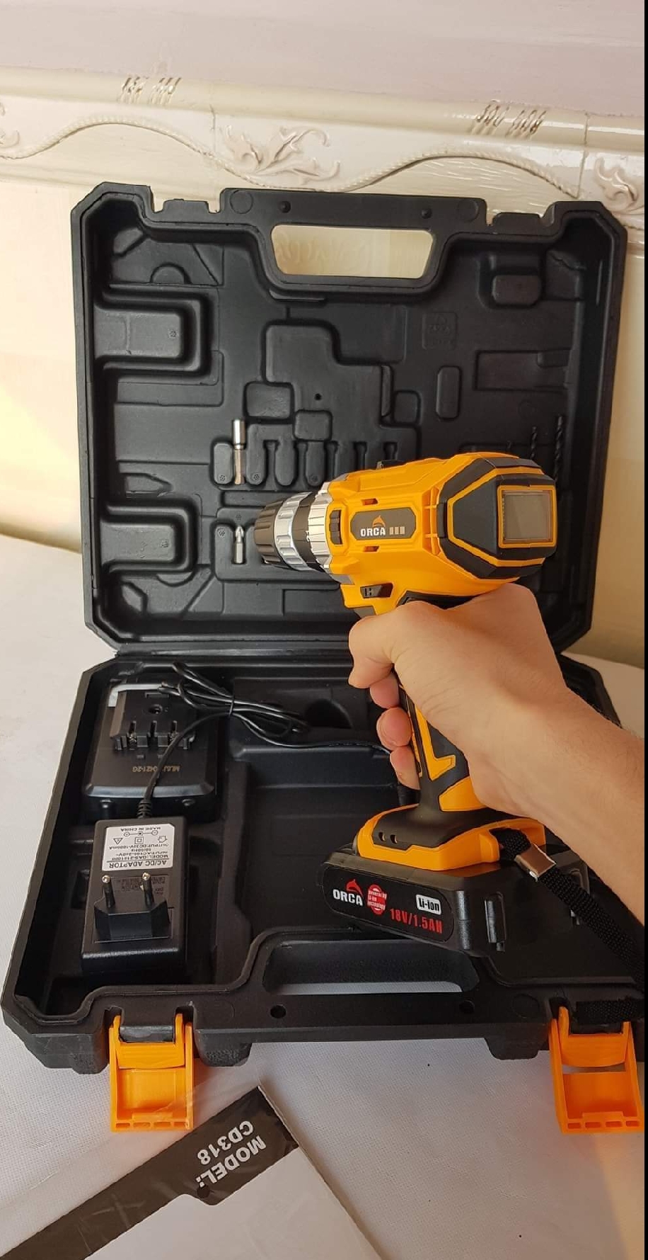 🔩 **Visseuse Perceuse ORCA 18V avec Double Batterie* - Image 2