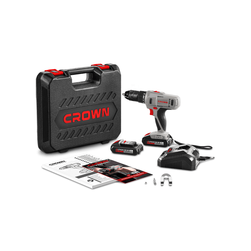 Visseuse Perceuse Sans fil 12V 2 Batterie 1,5AH CROWN - Image 1