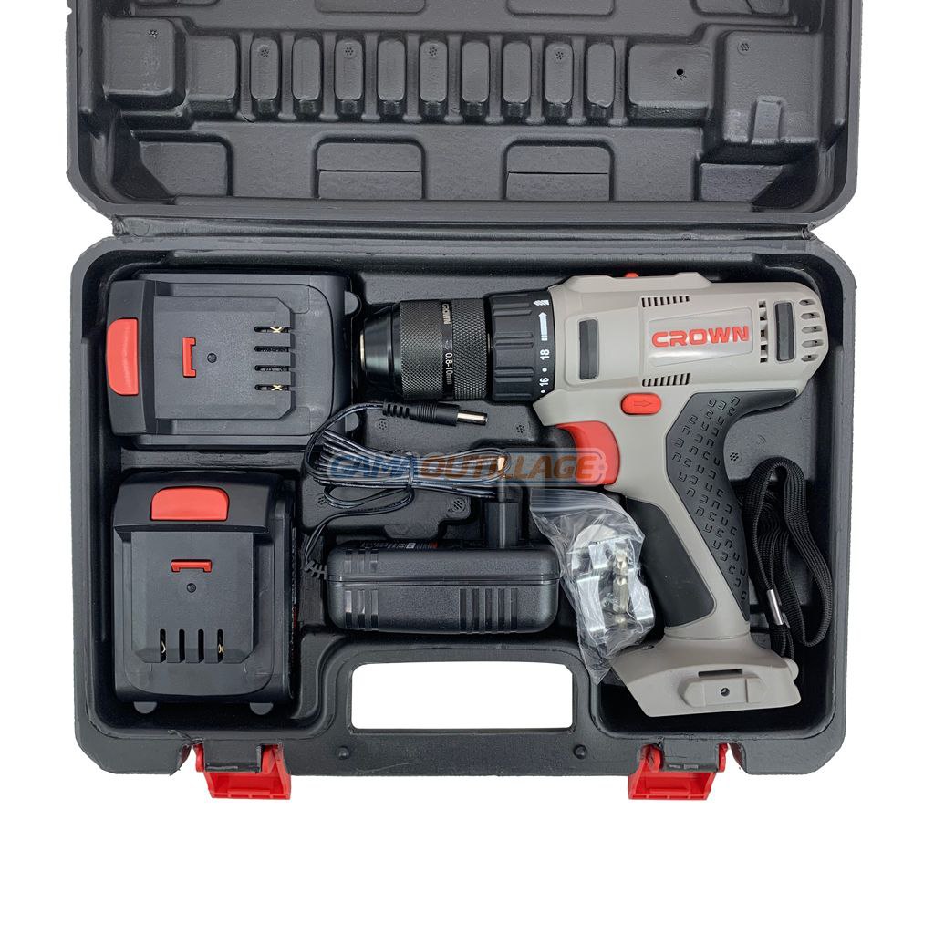 Visseuse Perceuse Sans fil 12V 2 Batterie 1,5AH CROWN - Image 4