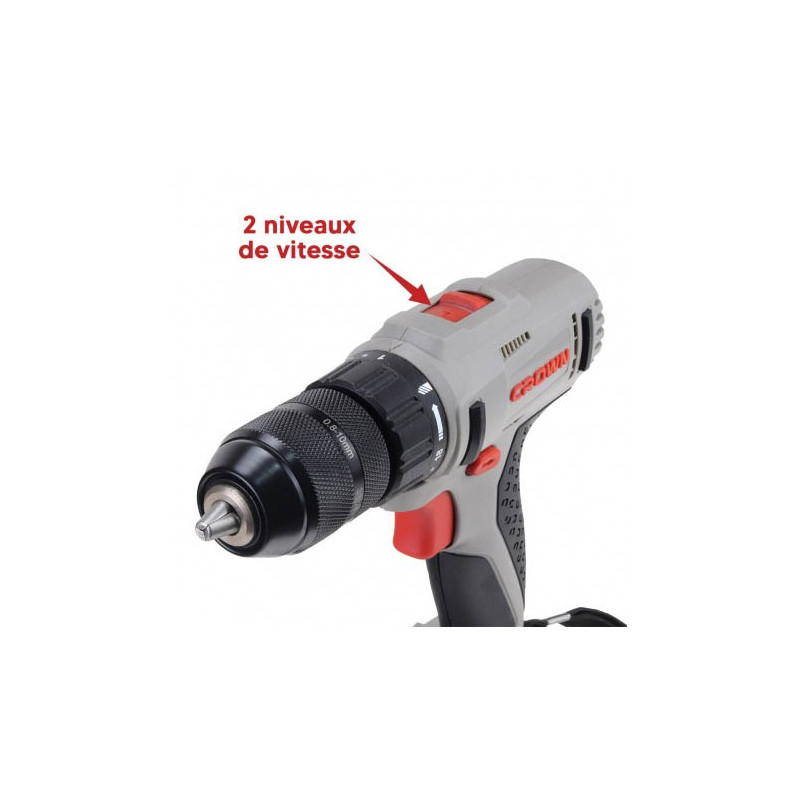 Visseuse Perceuse Sans fil 12V 2 Batterie 1,5AH CROWN - Image 5