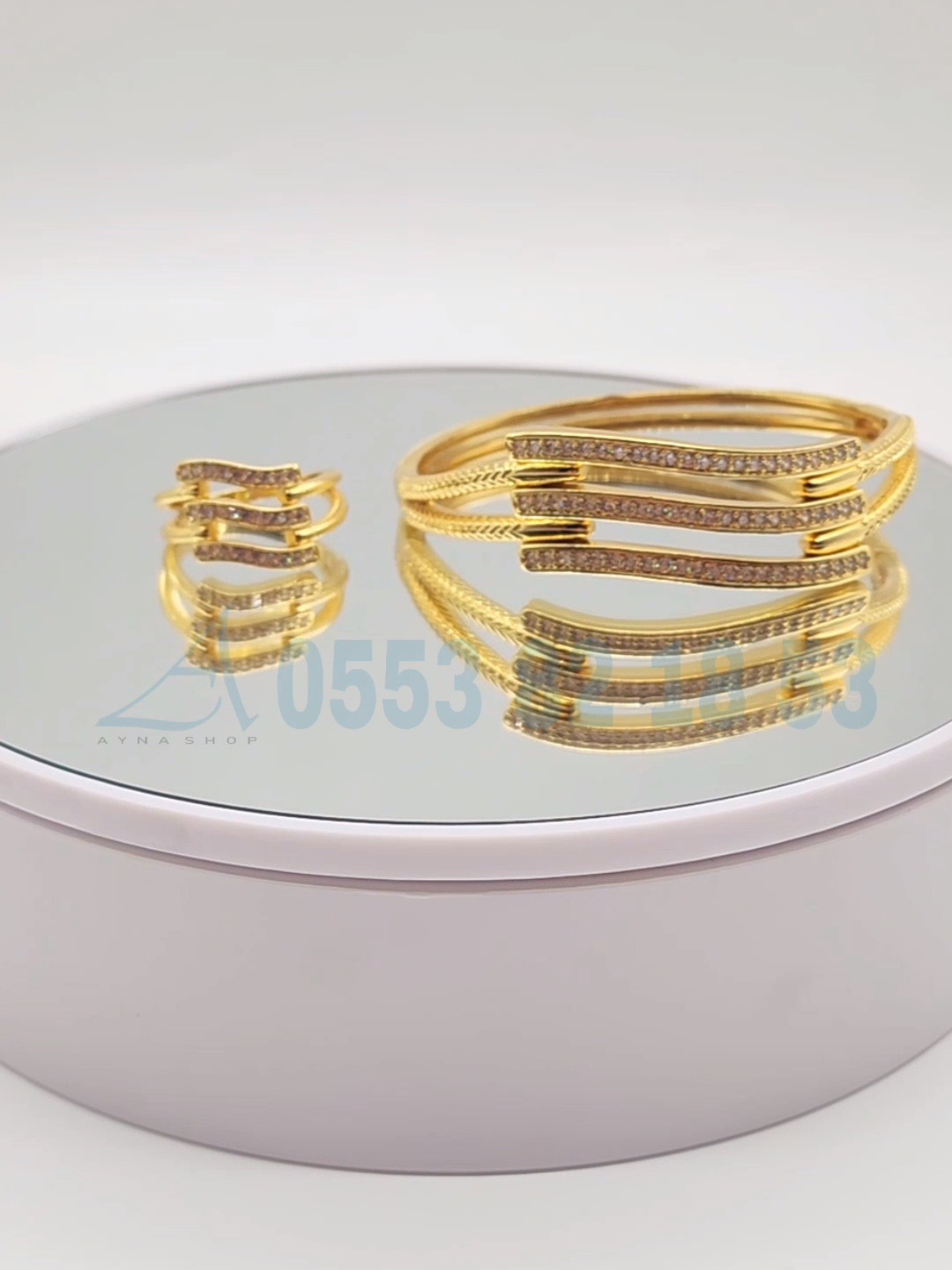 bracelet +bague Ayna - Image 1