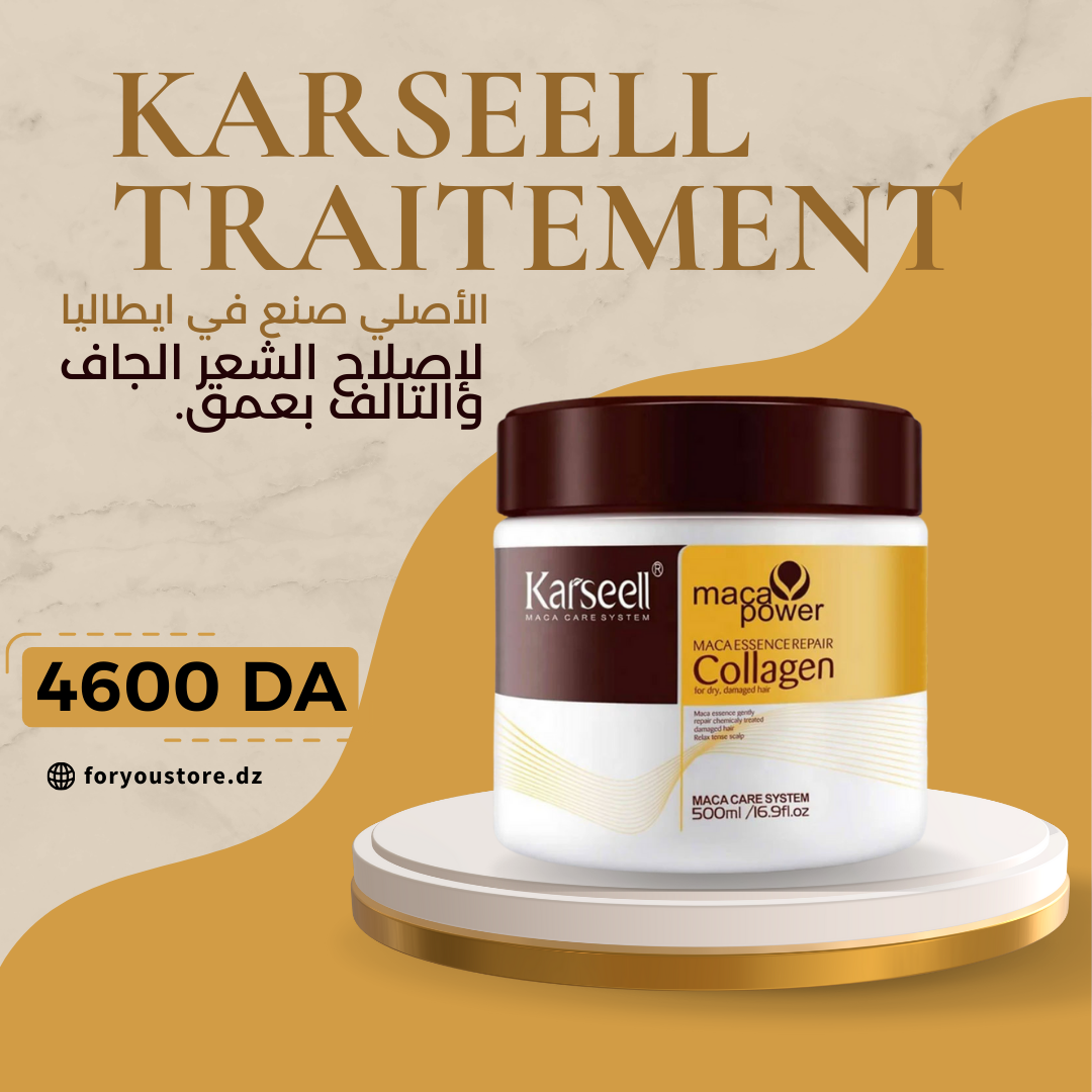 علاج الشعر بالكولاجين الأصلي من كارسيل، صنع في إيطاليا، 500 مل - Image 1