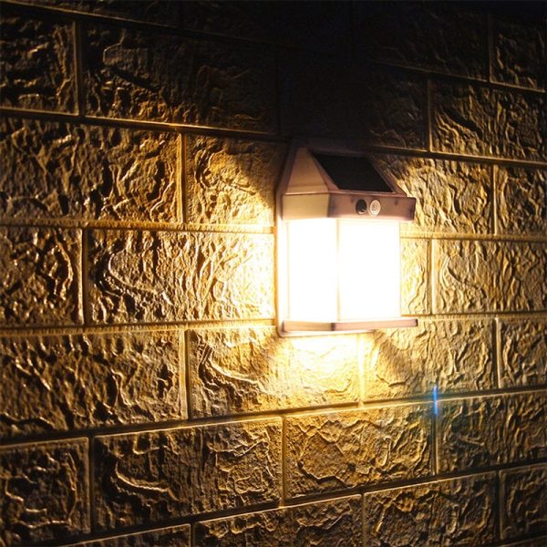 Lanterne Vintage Bougie, nouvelle lampe murale à induction solaire - Image 5