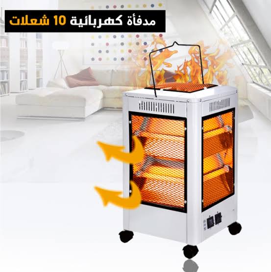 مدفأة كهربائية ب خمسة أوجه 😍🎁 - Image 2