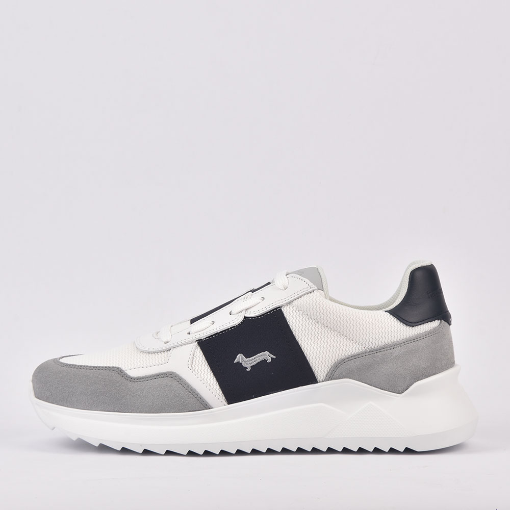SCARPA UOMO CAMOSCIO - TEX FABRIC GRIGIO - BIANCO - Image 6
