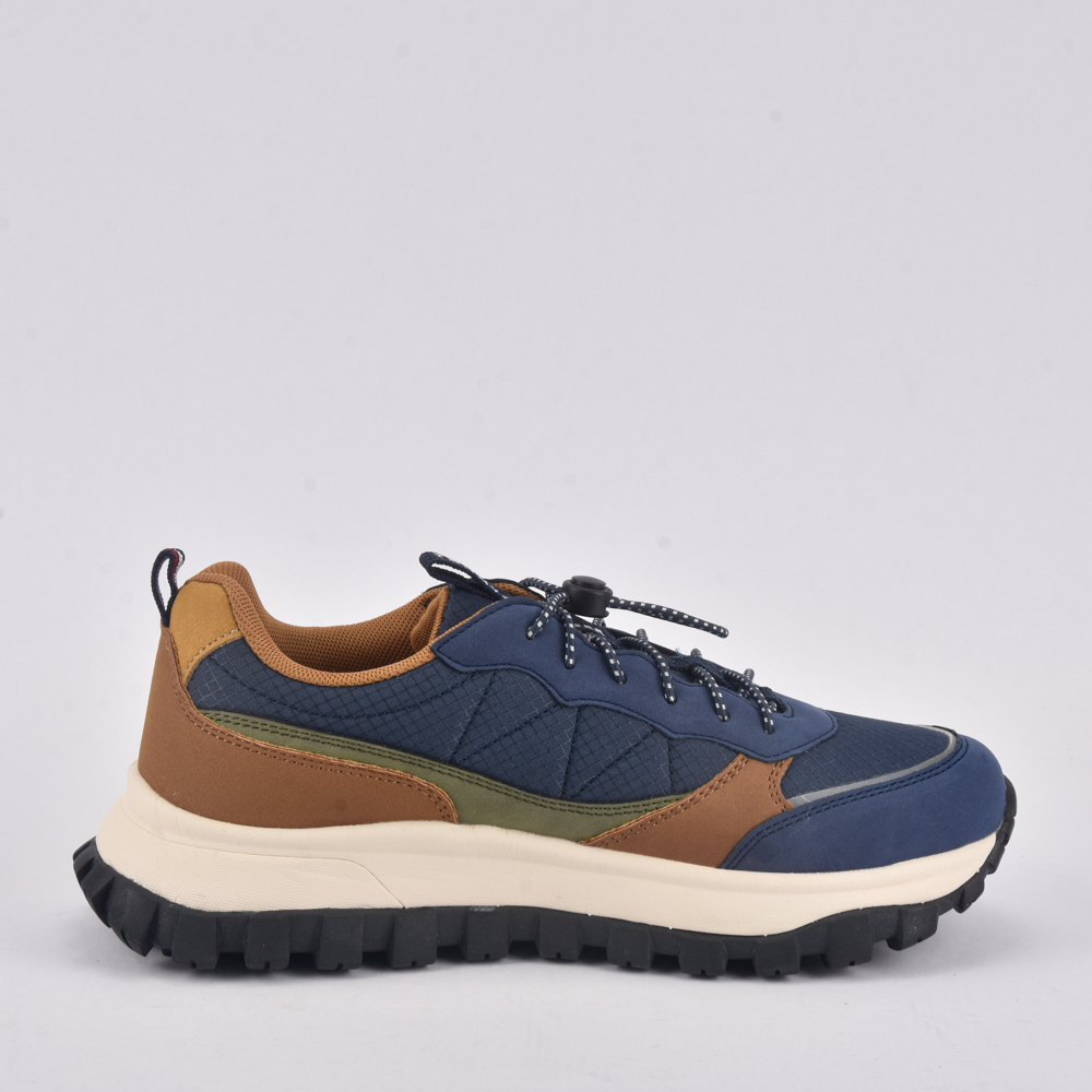 TOMMY HILFIGER LOW CUT LACE UP Y264/BLUE/COGNAC - Image 5