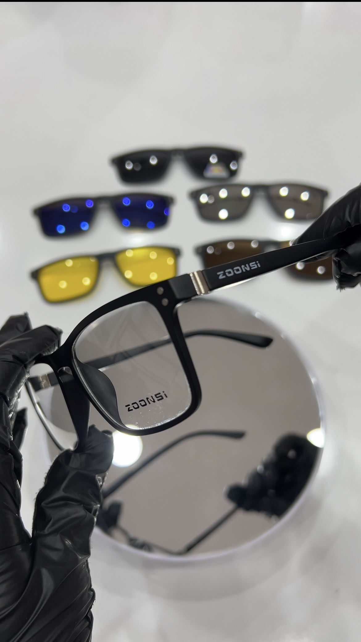 lunettes aplique 5en1 TR90 incassable Polarisé 2024 😎 - Image 2