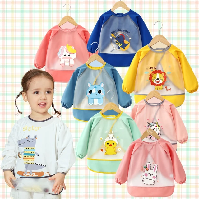 مئزر الأطفال مقاومة للماء بأكمام طويلة 🍼✨ - Image 2