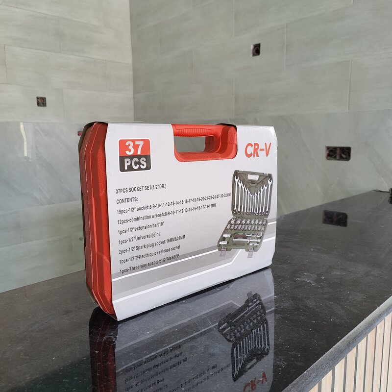 Caisse 37 pcs cr-v 🚀💥 حقيبة الأدوات المهنية 37 قطعة 🔥 - Image 5