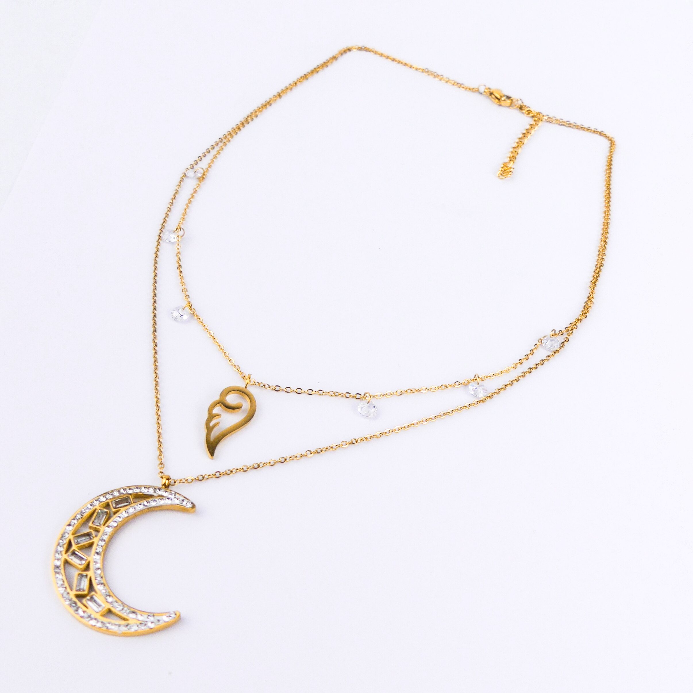 Collier double chaine N°68 - Image 1
