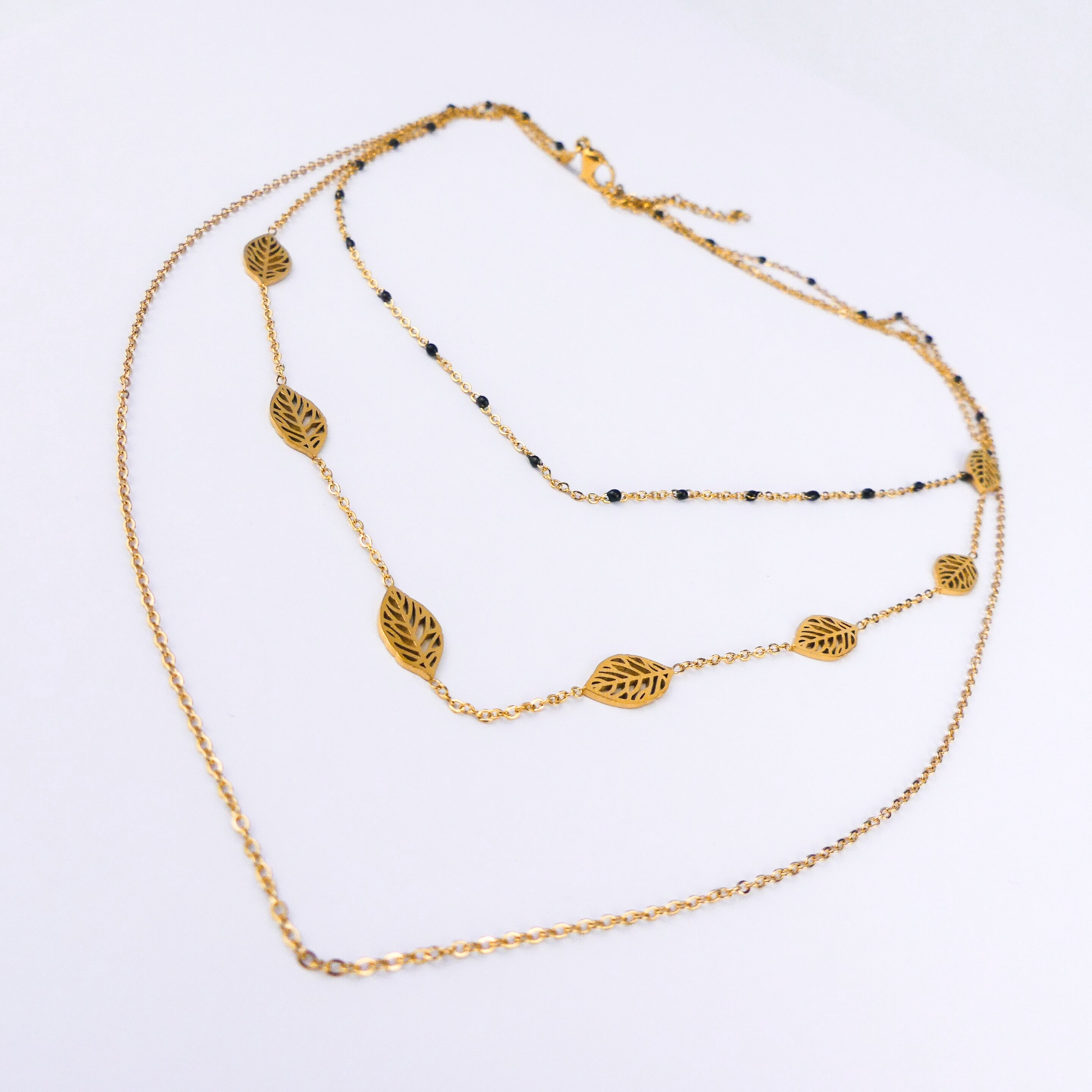 collier triple chaine N67 - Image 1