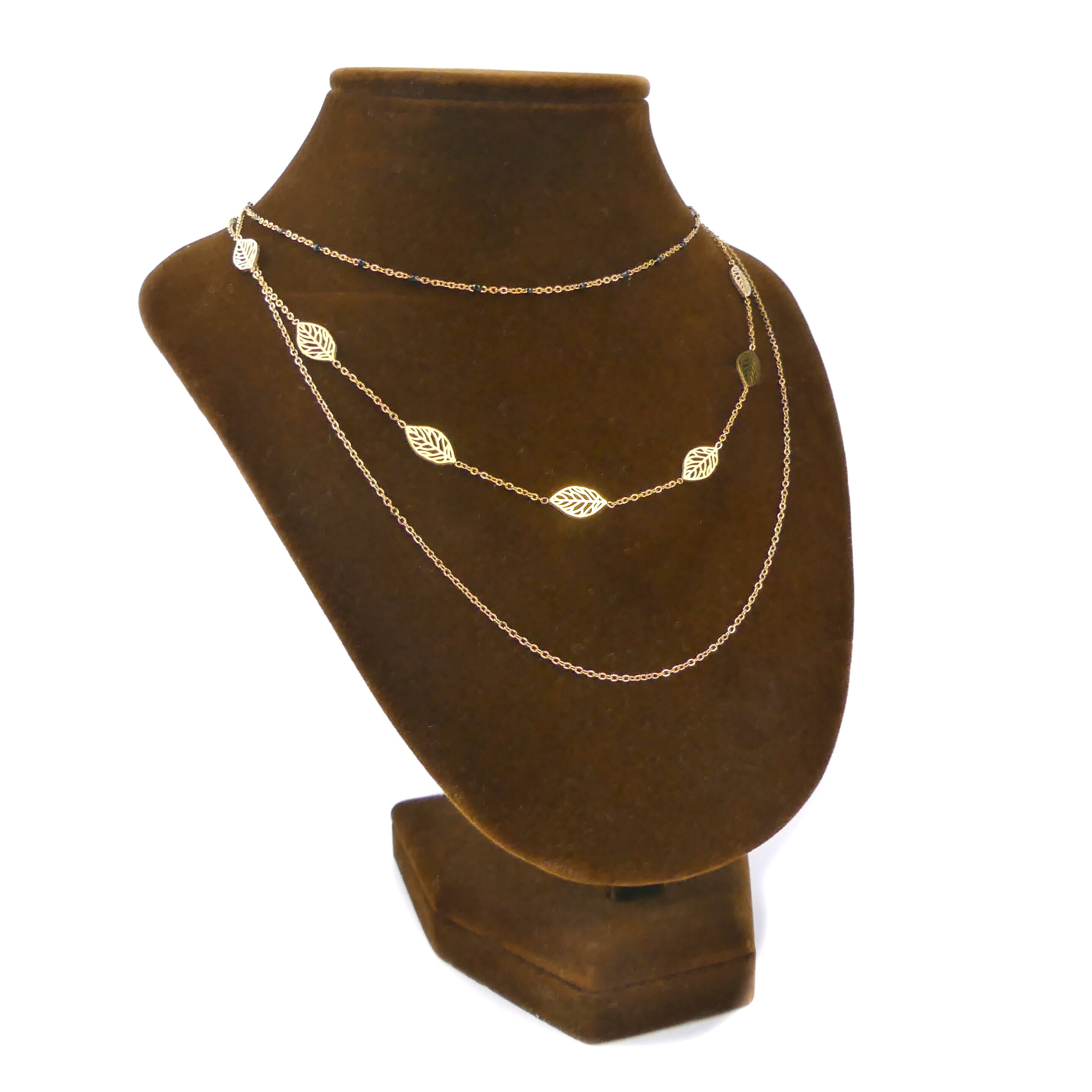collier triple chaine N67 - Image 2