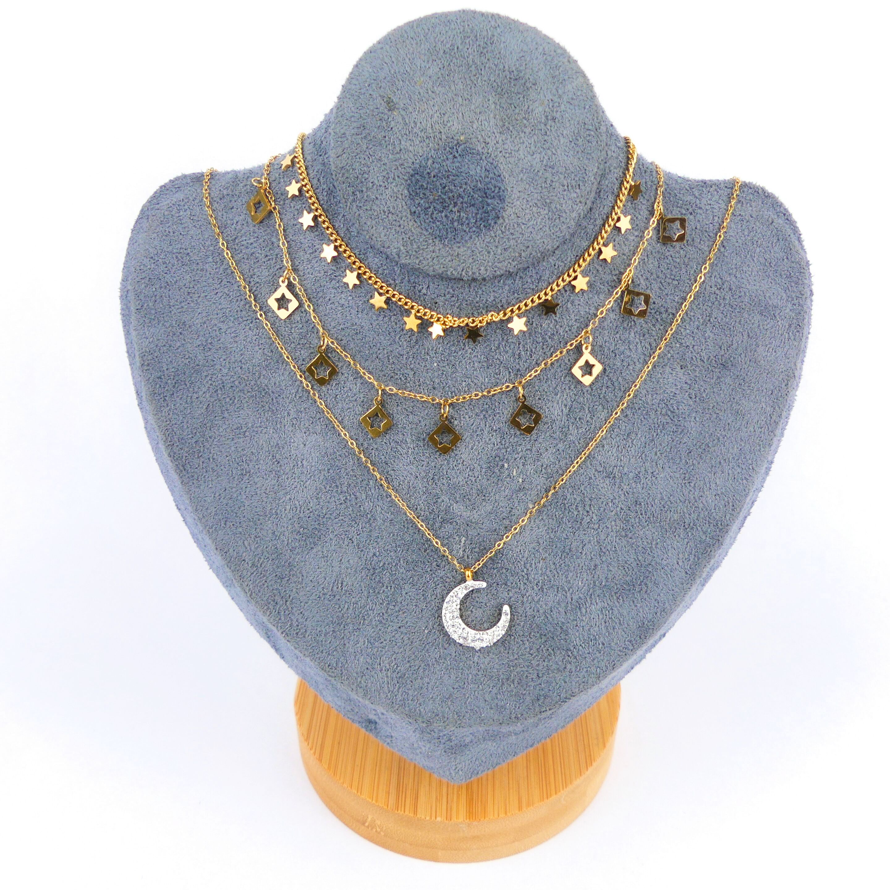 Collier double chaîne n°37 - Image 1