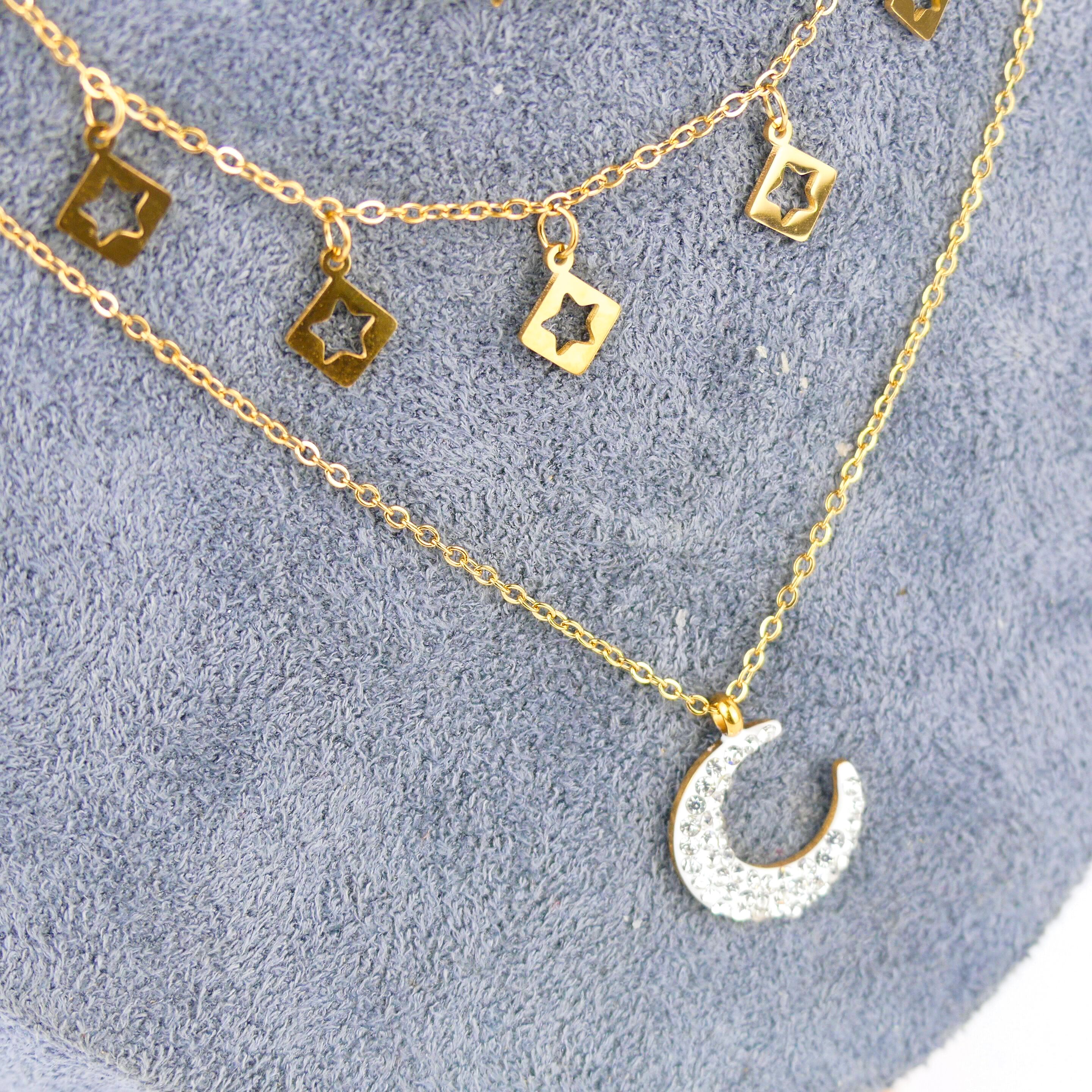 Collier double chaîne n°37 - Image 3