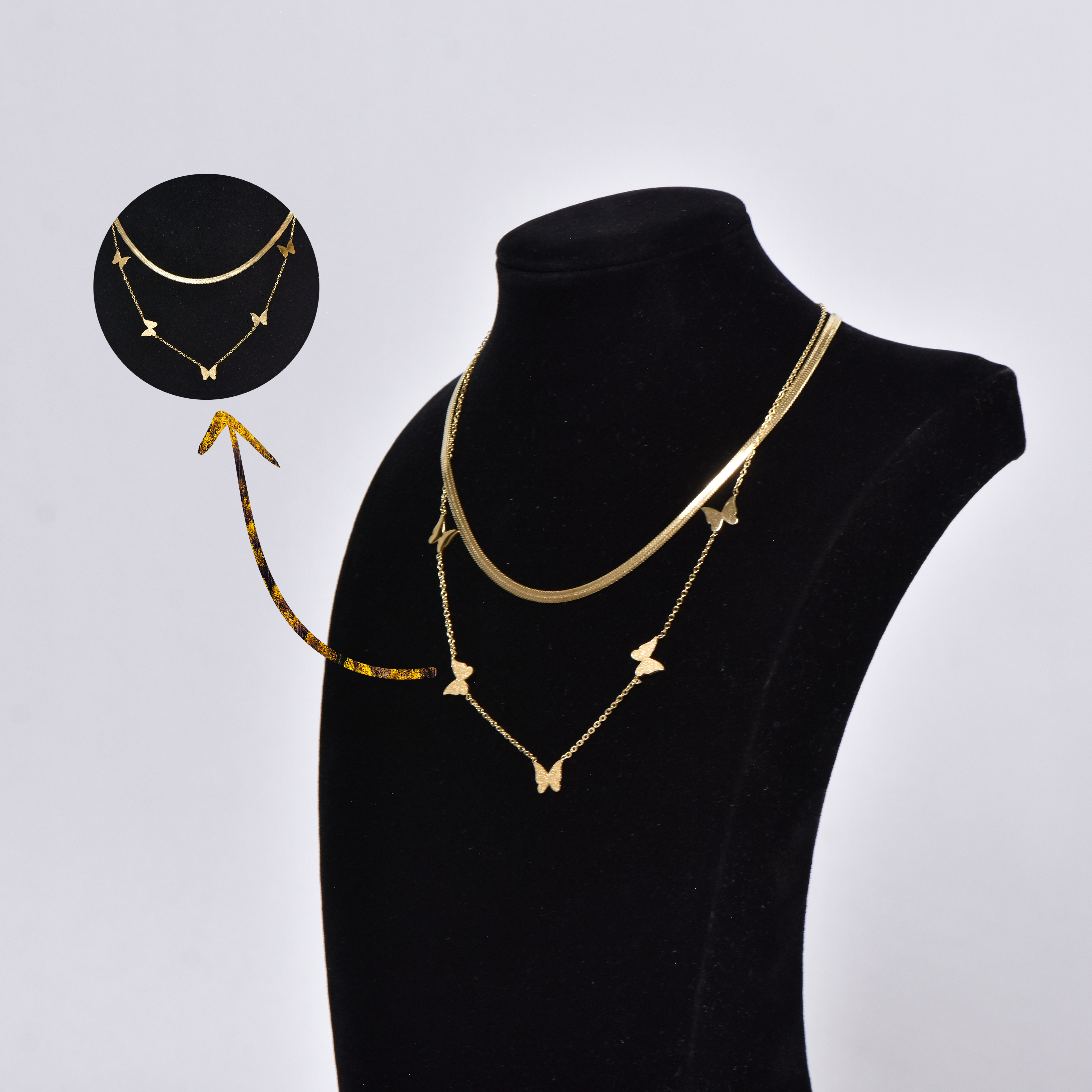 Collier Double Chaine N°66 - Image 1