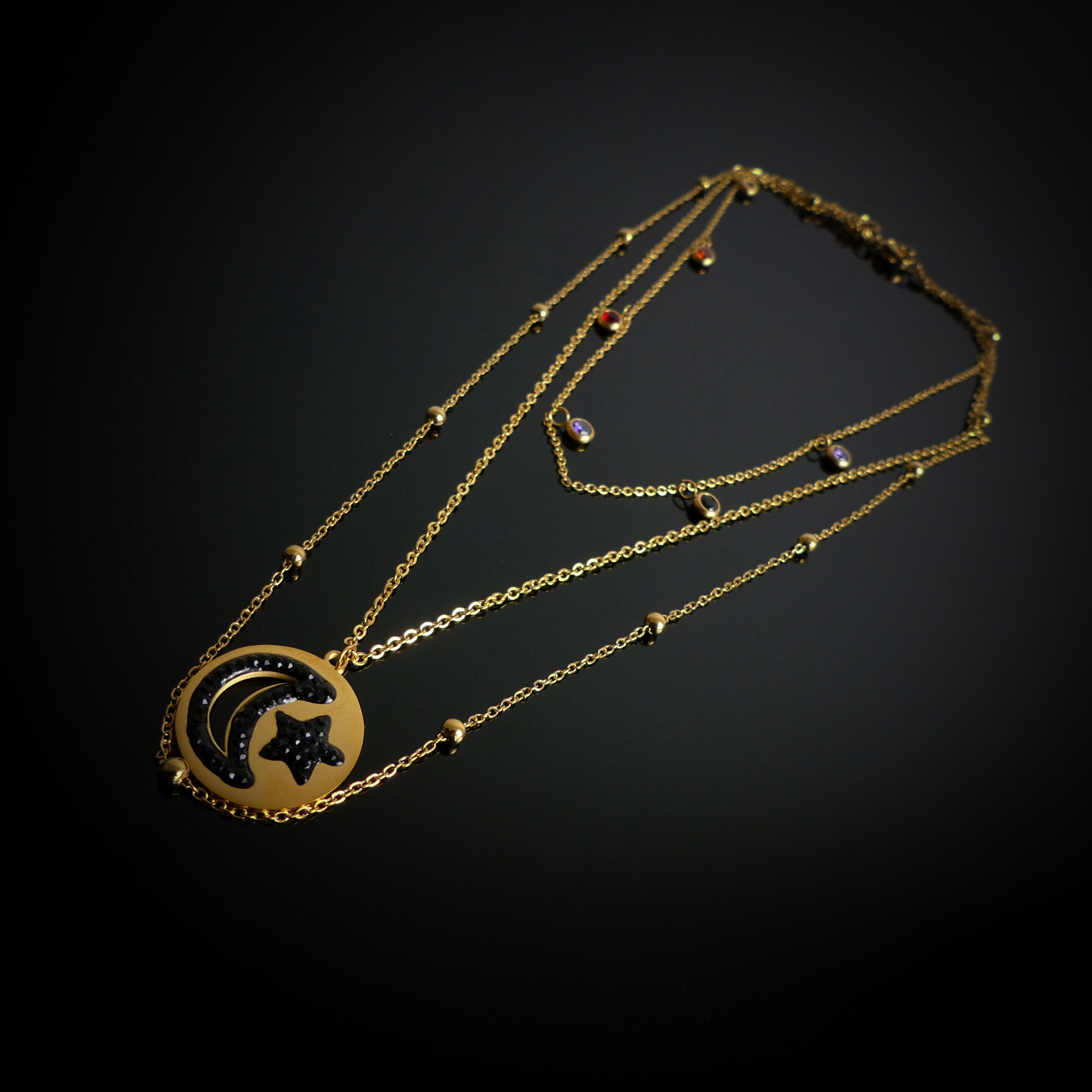 Collier Double Chaine N°62 - Image 2