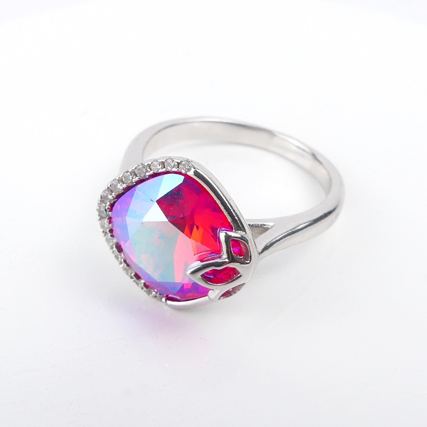 Bague Carré Multi Couleur - Image 1