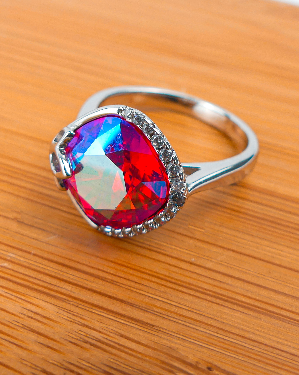 Bague Carré Multi Couleur - Image 2