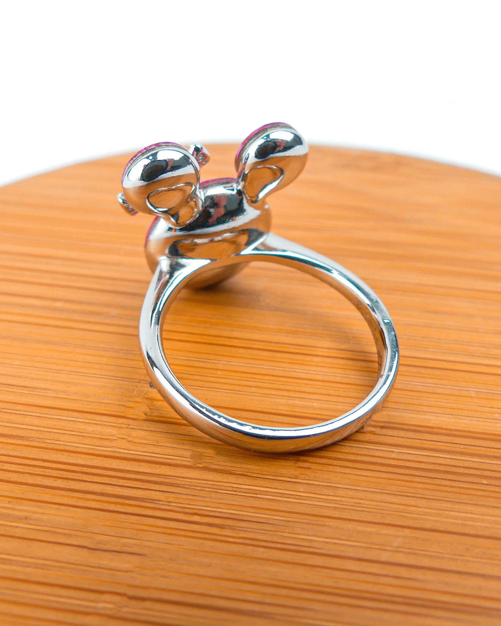 Bague Mickey Mousse Rose - Image 4