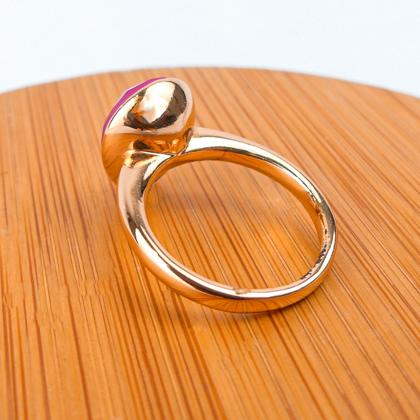 Bague Goutte Rose GM - Image 4