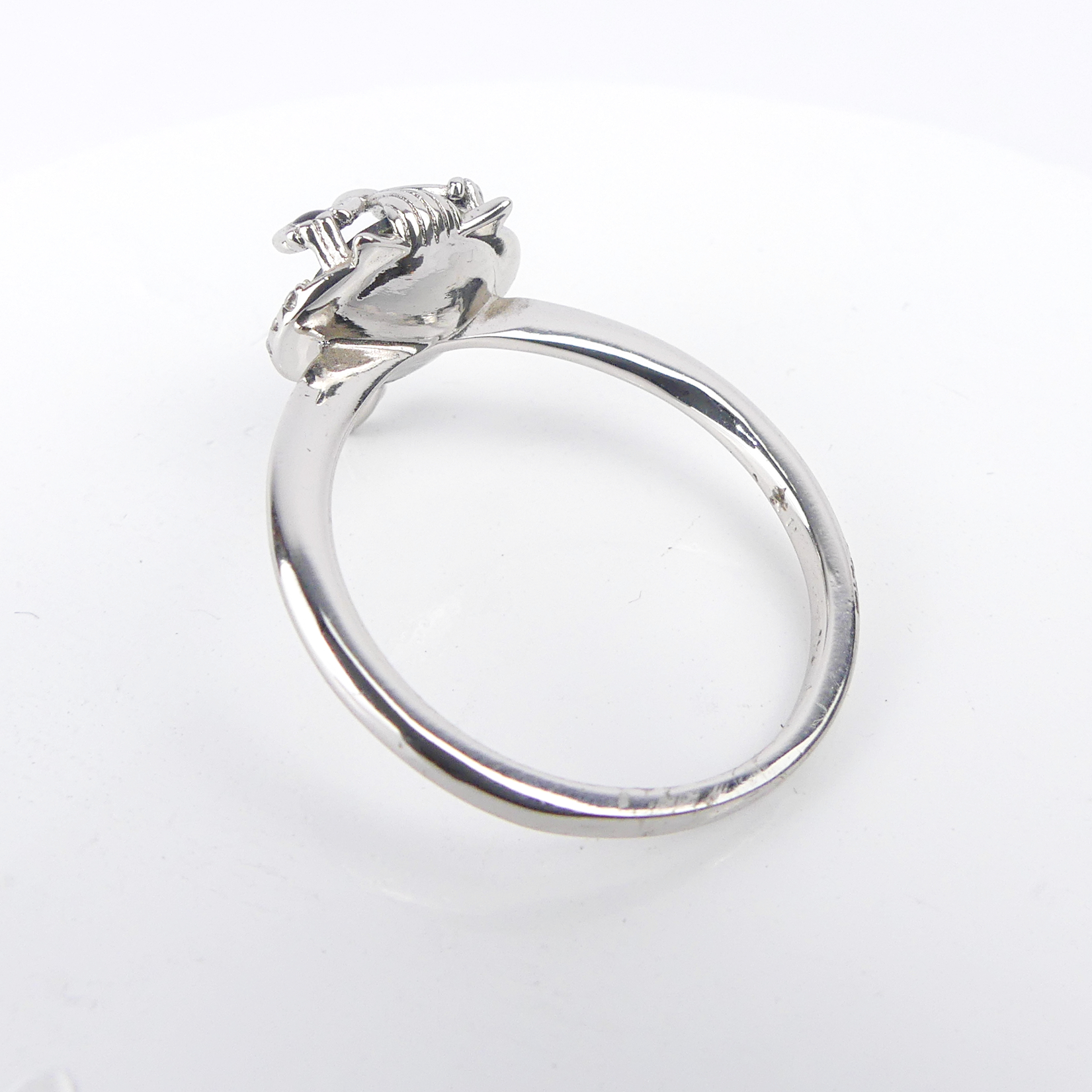 Bague Pierre Hibou Bleu Nuit - Image 3