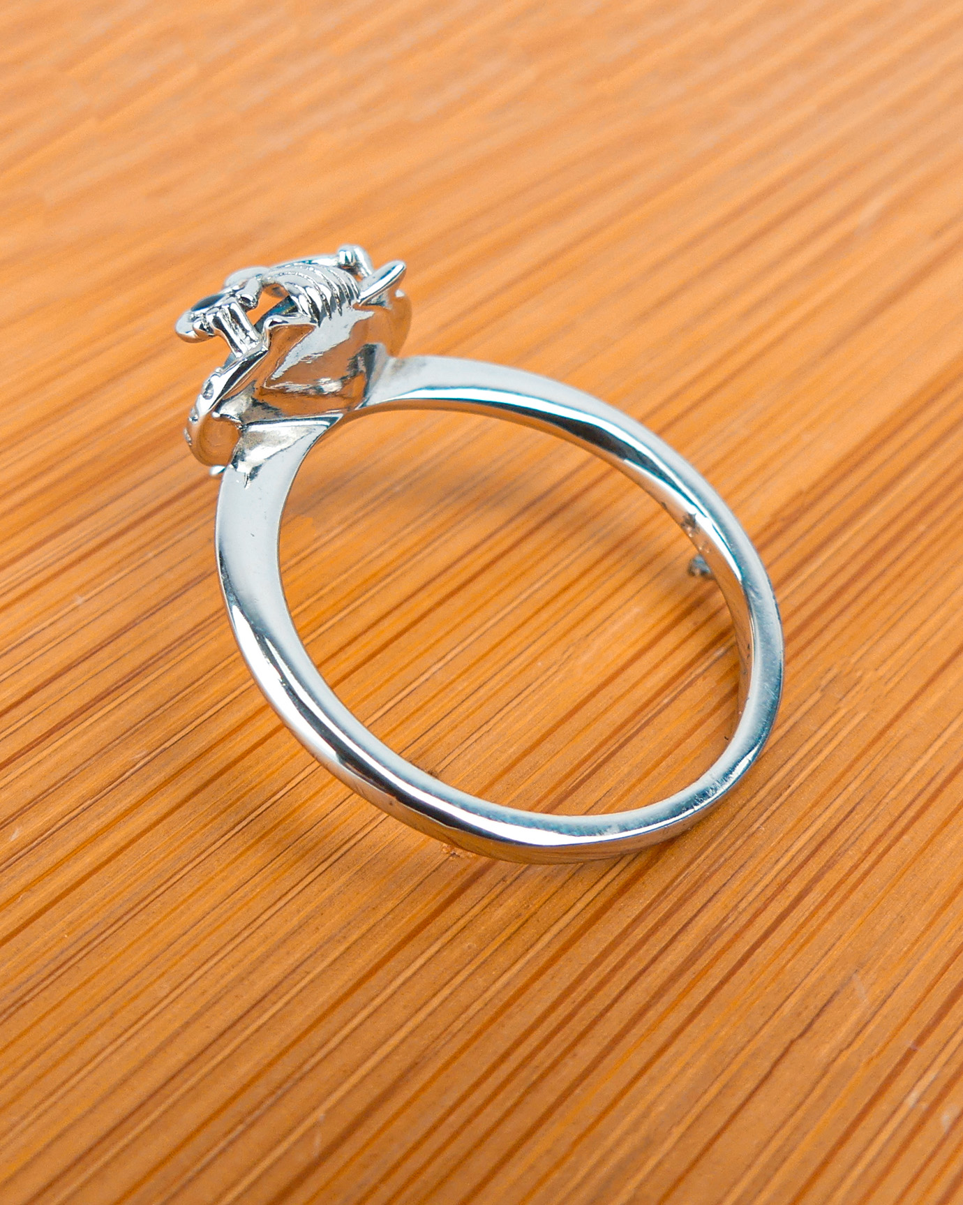 Bague Pierre Hibou Bleu Nuit - Image 4